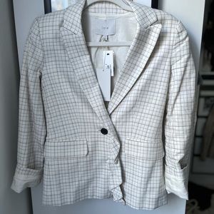 Plaid blazer